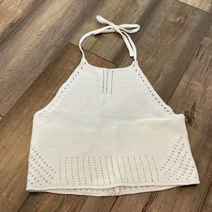 Garage crochet crop top